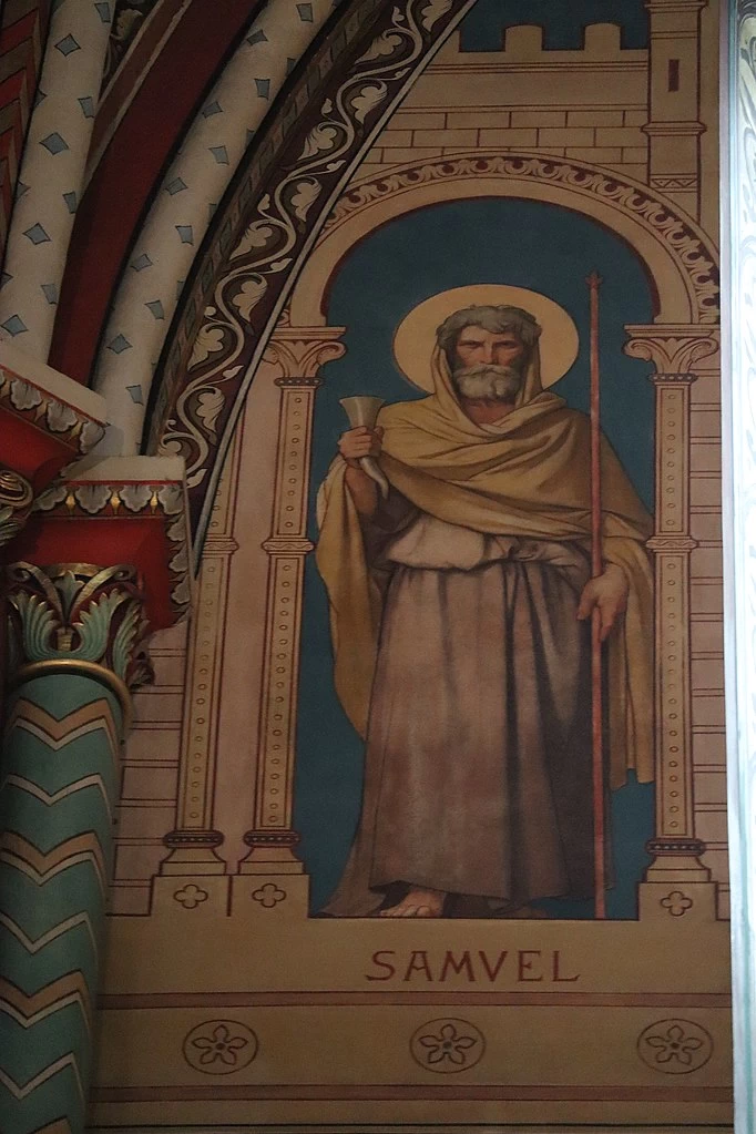Hippolyte Flandrin - Murales dell'Abbazia di Saint, Germain, des, Prés, Samuele